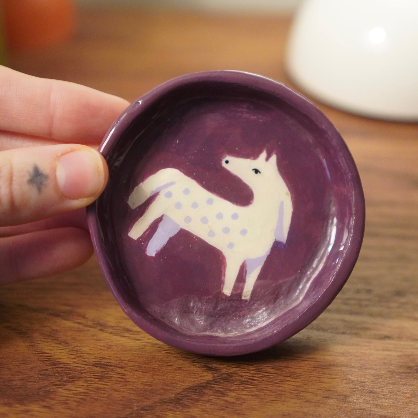 horsey trinket dish