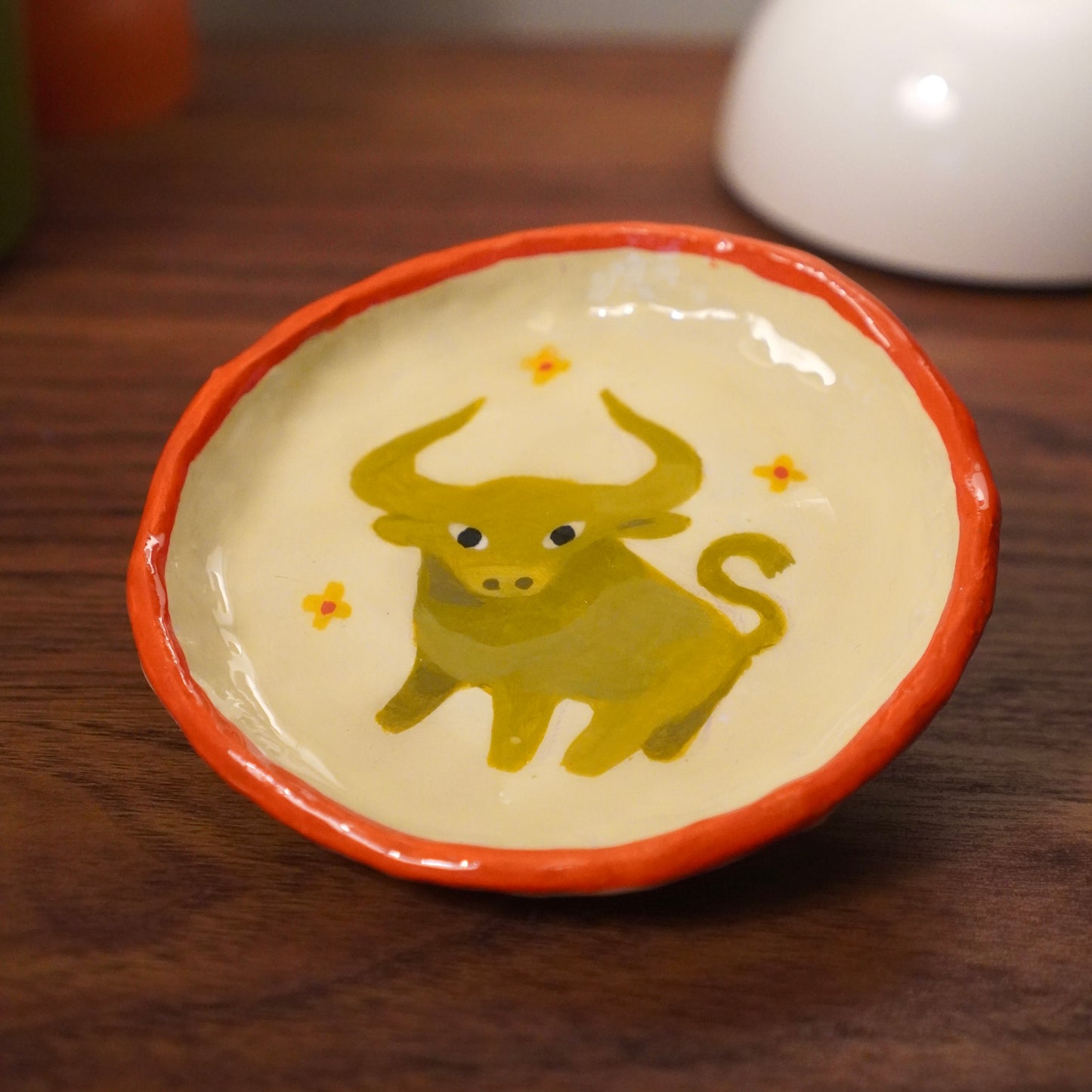 ox trinket dish