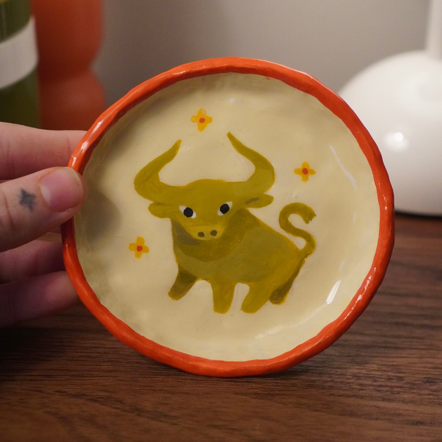 ox trinket dish