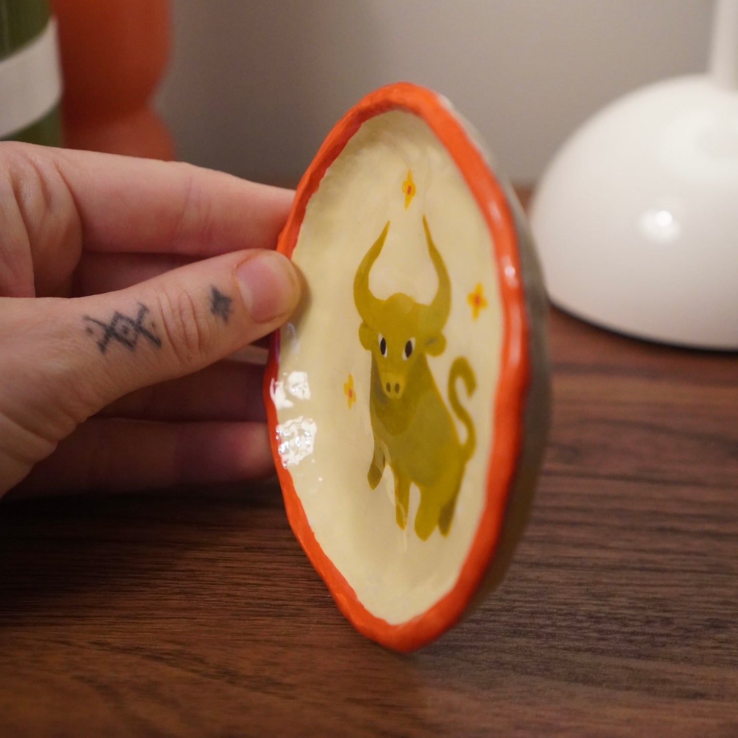 ox trinket dish