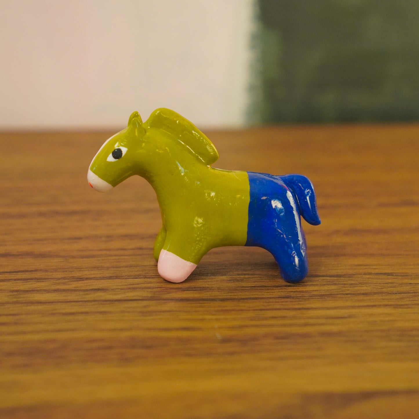 jeans horse figurine