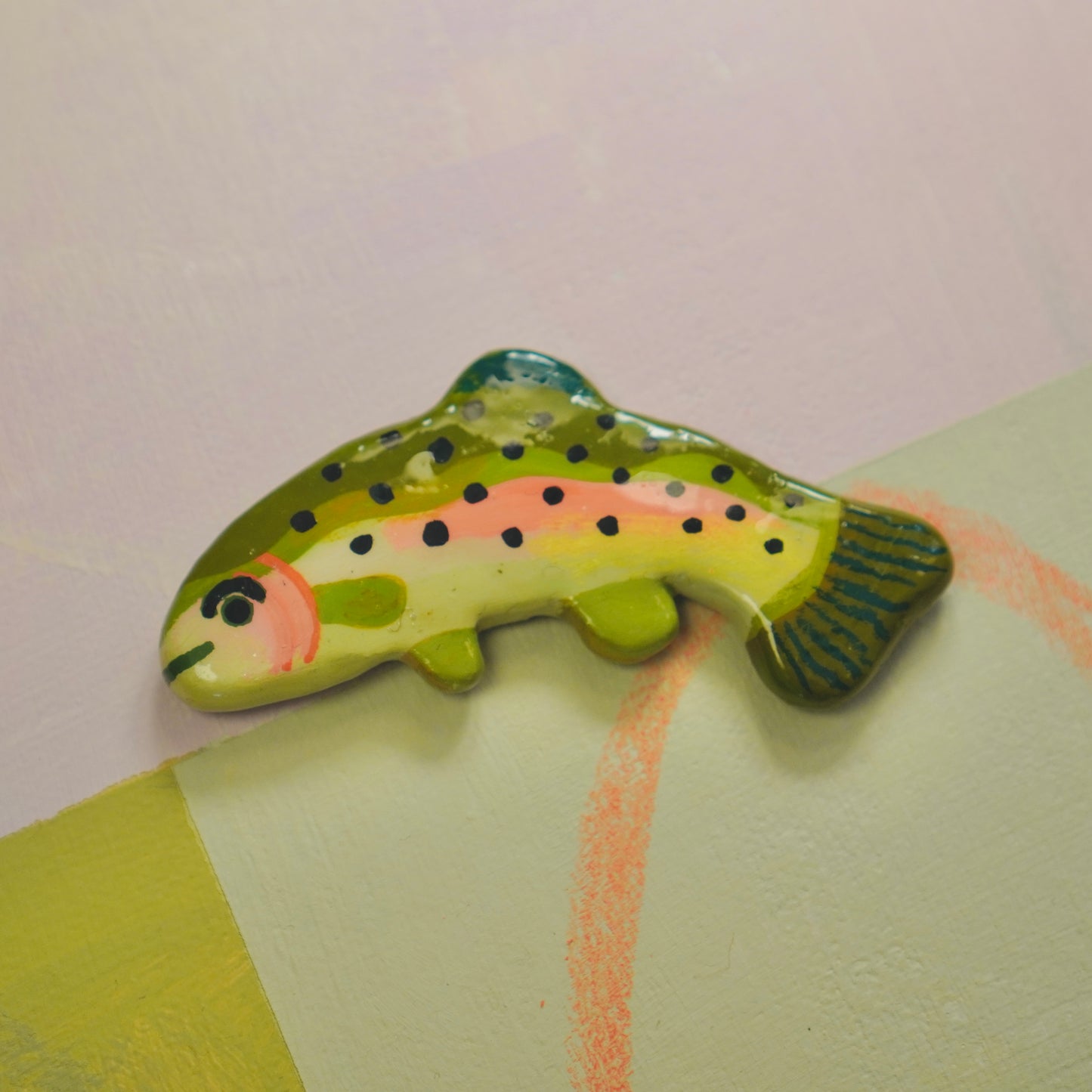 jumping trout magnet