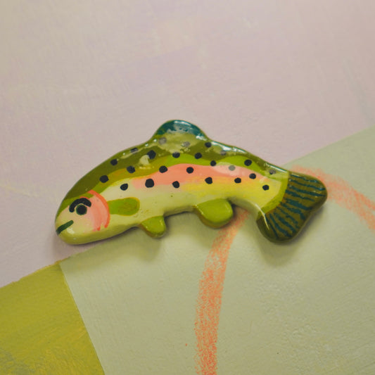 jumping trout magnet