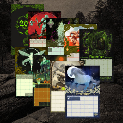 2027 Dark Fantasy Calendar PREORDER